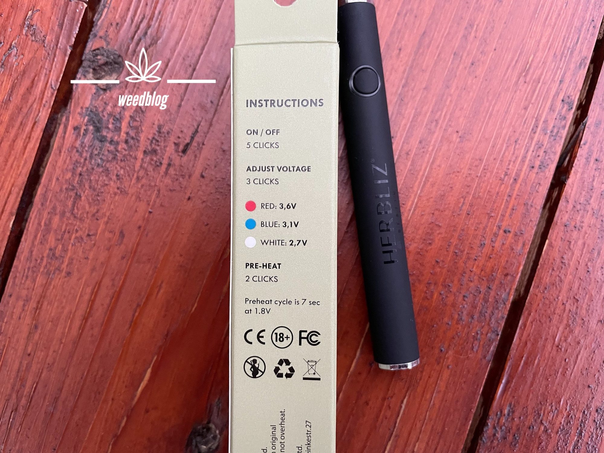 HERBLIZ Maxstiq vape pen RECENZIA