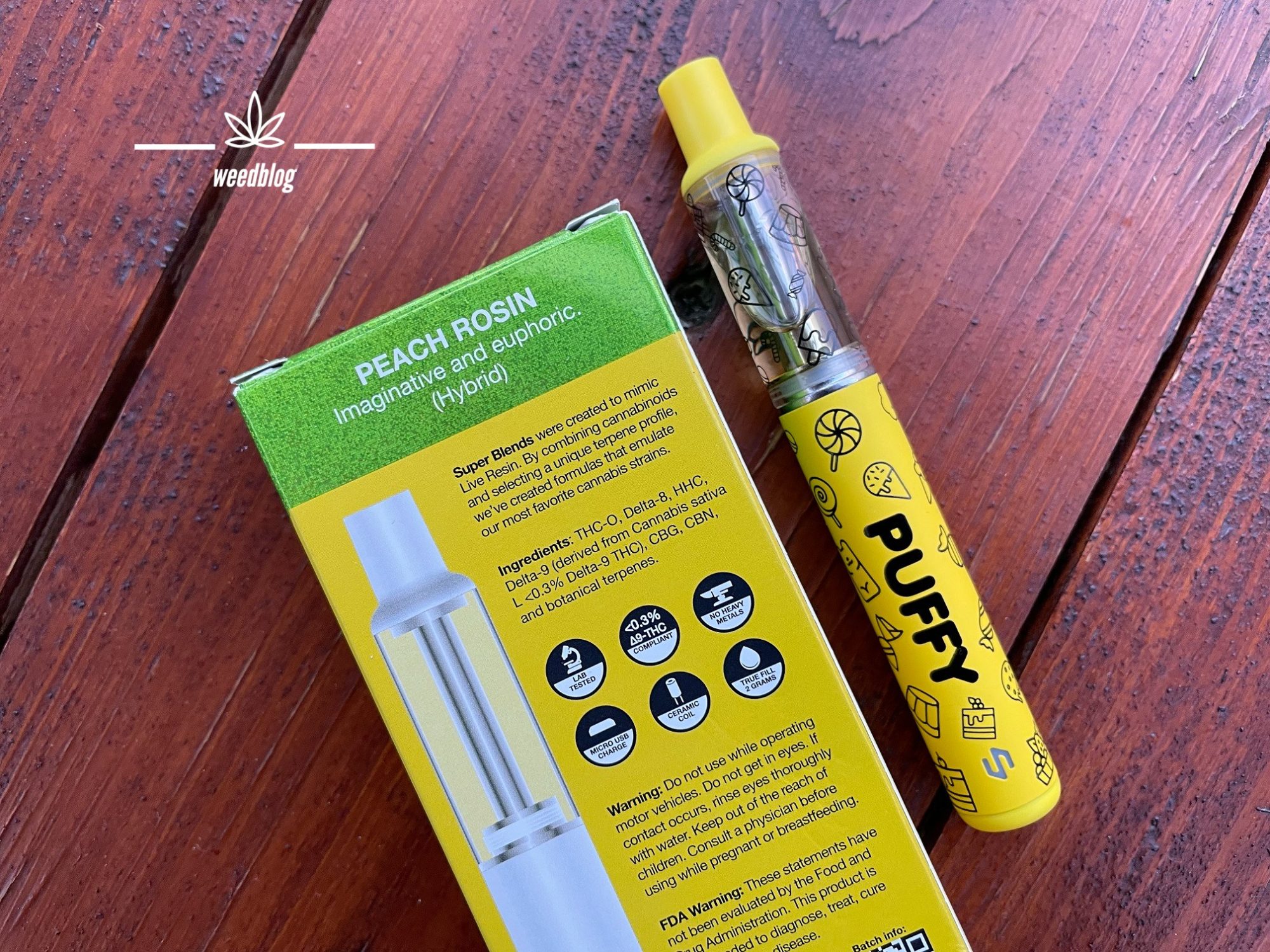 PUFFY vape ΔO HHC RECENZIA
