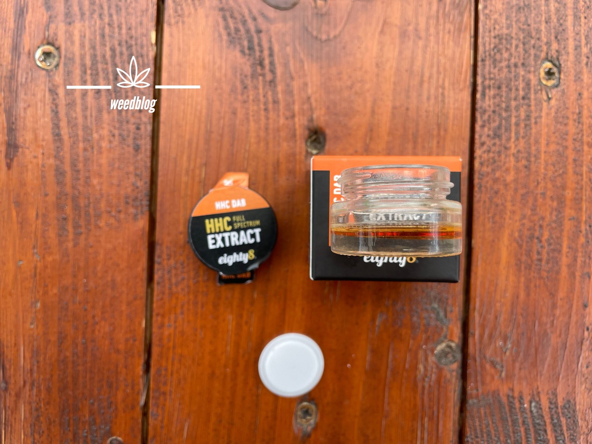 eighty8 HHC extract dab RECENZIA weedblog