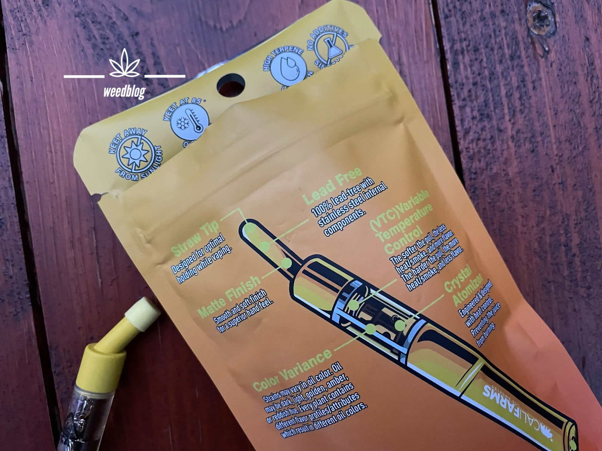 Cali Farms HHC P vape pen RECENZIA weedblog