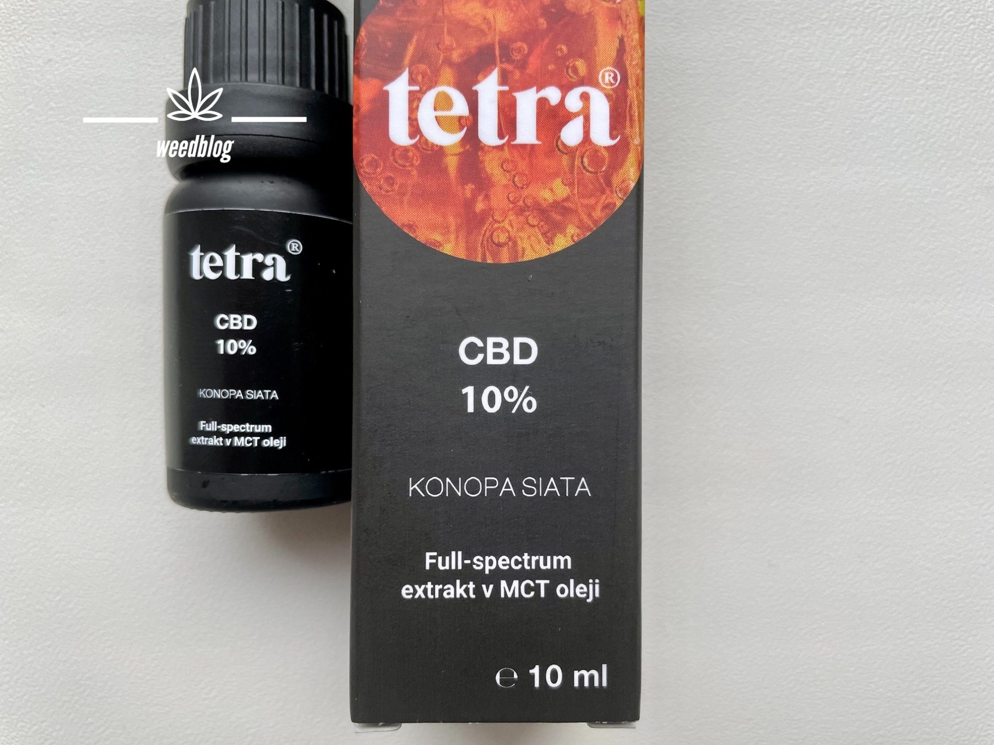 tetra CBD kononý olej RECENZIA weed blog