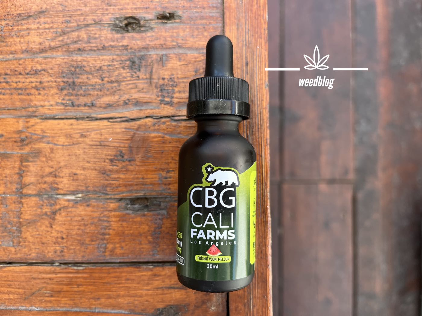 Cali Farms CBG olej RECENZIA - weed blog sk