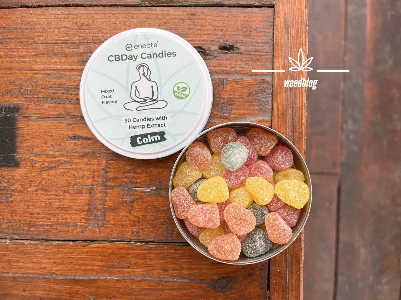 enecta CBD cukríky RECENZIA - weed blog sk